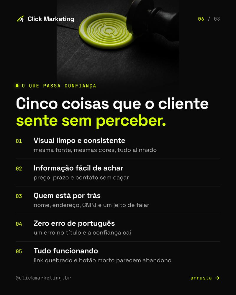 Cinco coisas que o cliente sente sem perceber.